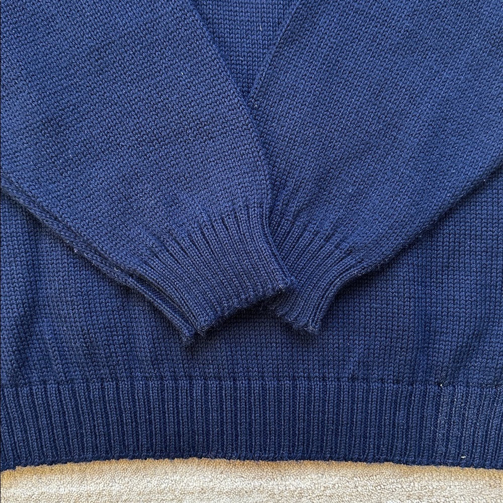 Dale of Norway Navy and White Crewneck Sweater - Picture 10 of 16